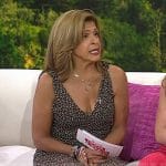 Hoda’s polka dot print dress on Today