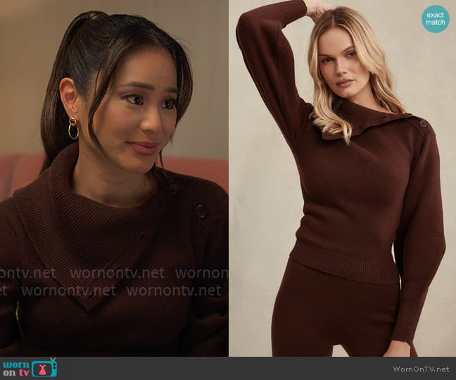 House Of CB Adelita Sweater worn by Kiki (Jamie Chung) on UnPrisoned