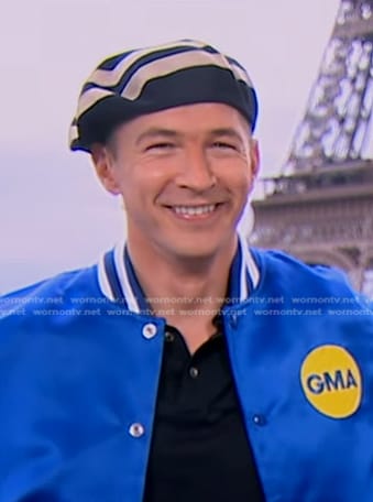 James Longman's striped beret on Good Morning America