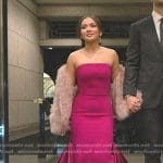 Jenn Tran’s pink strapless gown on The Bachelorette