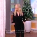 Jennie Garth’s black denim jumpsuit on The View