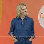 Jennie Garth’s denim shirt and jeans on Today