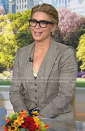 Jill's grey vest and blazer on Today