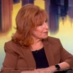 Joy’s brown double breasted blazer on The View