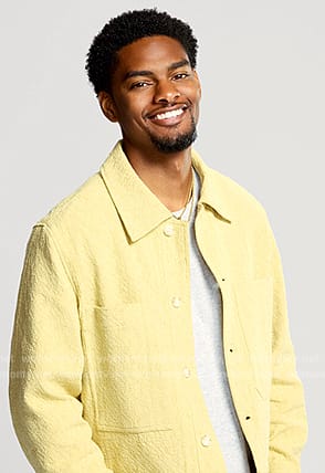 WornOnTV: JR’s yellow knit overshirt on All American Homecoming ...