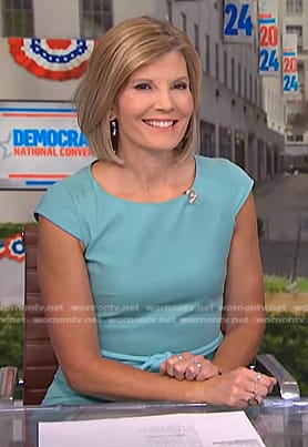 Kate's blue belted dress on NBC News Daily