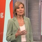 Kate’s mint green blazer on NBC News Daily