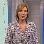 Kate Snow’s tweed blazer on NBC News Daily