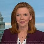 Kelly O’Donnell’s white floral blouse on Today