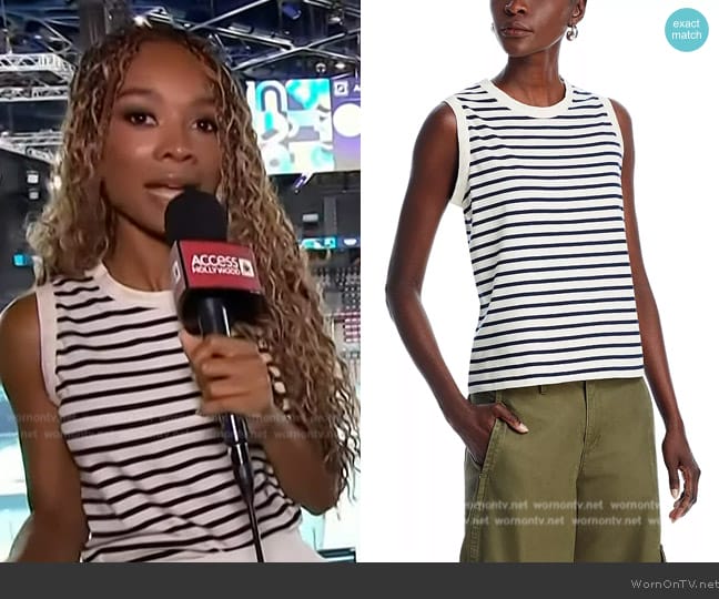 Kule The Tank worn by Zuri Hall on Access Hollywood