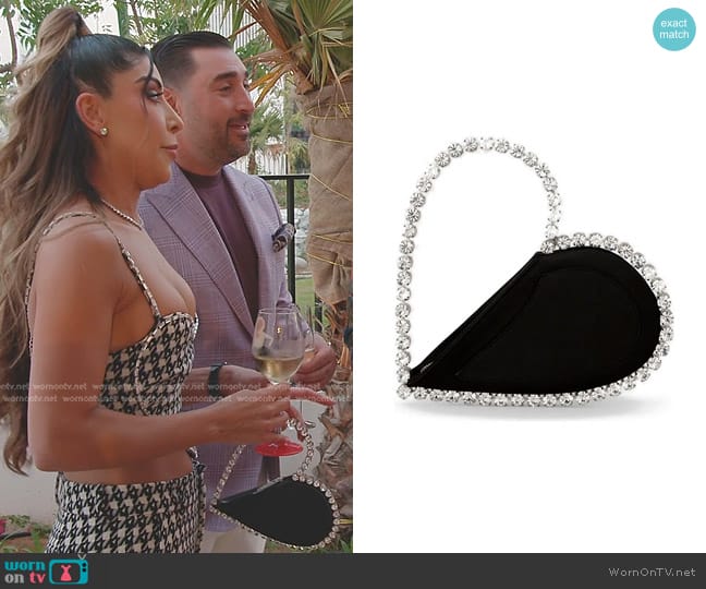 L’alingi Love Crystal Top Handle Bag worn by Taleen Marie (Taleen Marie) on The Real Housewives of Dubai