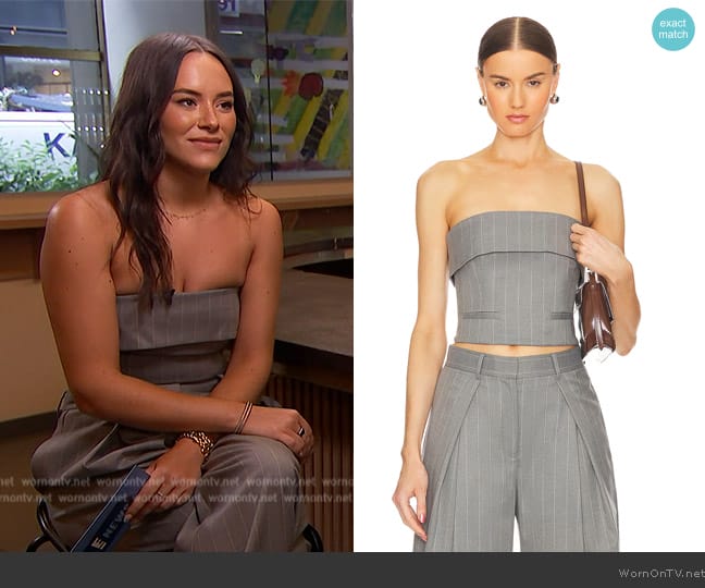 L'Academie Ainsley Top worn by Emily Curl on E! News