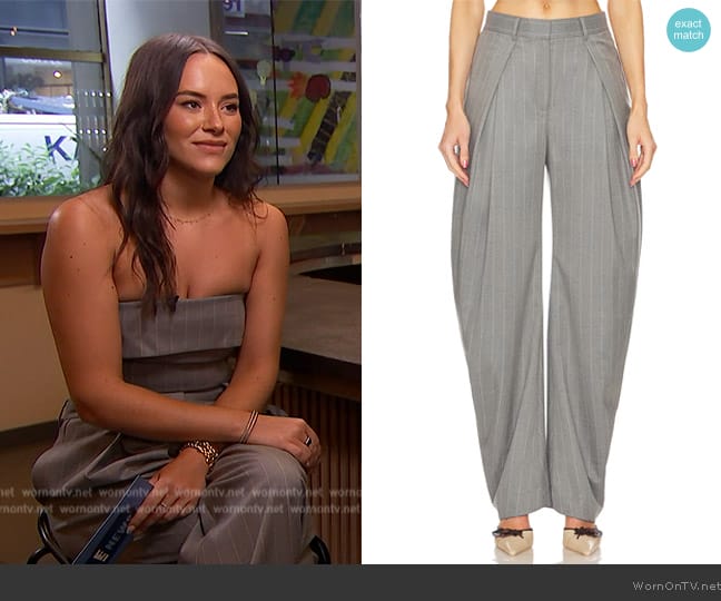  Ainsley Trouser L'Academie worn by Emily Curl on E! News