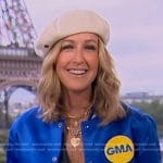 Lara’s ivory beret on Good Morning America