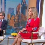 Lara’s red slingback pumps on Good Morning America