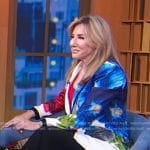 Laura Gassner Otting’s floral blazer on Good Morning America