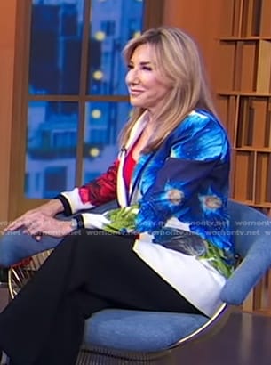 Laura Gassner Otting’s floral blazer on Good Morning America