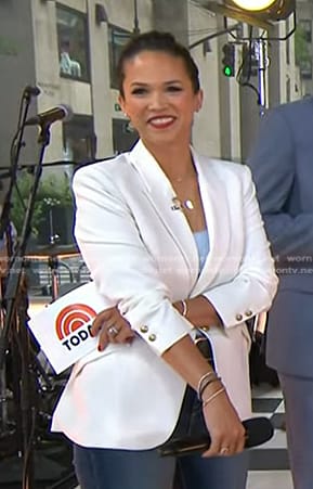 Laura’s white blazer on Today