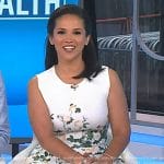 Laura’s white floral dress on Today