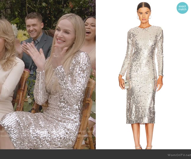 Le Superbe Studio 54 Kate Sequin Dress worn by Laura Baker (Monet Mazur) on All American