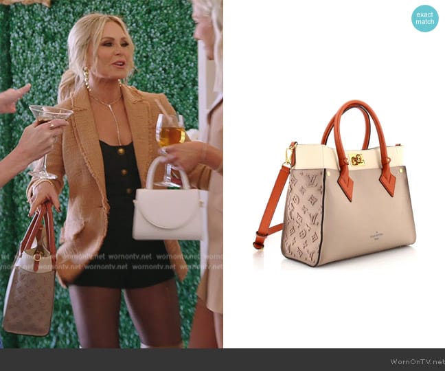 Louis Vuitton On My Side Tote Monogram worn by Tamra Judge on The Real Housewives of Orange County