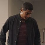 Marcus’s black bomber jacket on All American Homecoming