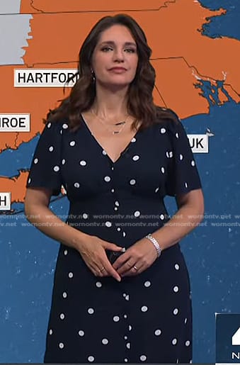 Maria's polka dot midi dress on Today