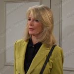 Marlena’s yellow double breasted blazer on Days of our Lives