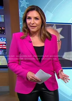 Mary’s pink blazer on Good Morning America