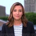 Mary’s white striped top on Good Morning America