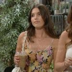 Miriam’s floral maxi dress on The Young and the Restless