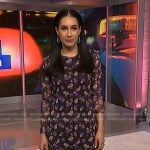 Morgan’s purple floral dress on NBC News Daily