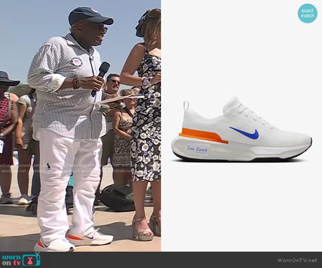 Nike Invincible 3 Road Running Shoes in Blueprint worn by Al Roker on Today