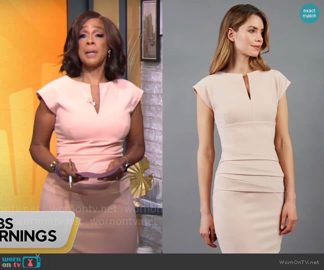 Nora Gardner Daphne Dress worn by Gayle King on CBS Mornings