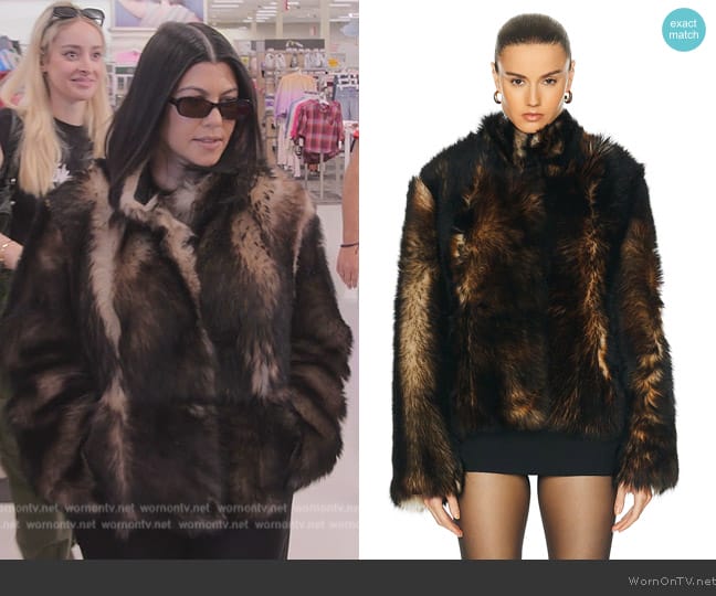 Nour Hammour Reina Jacket worn by Kourtney Kardashian (Kourtney Kardashian) on The Kardashians