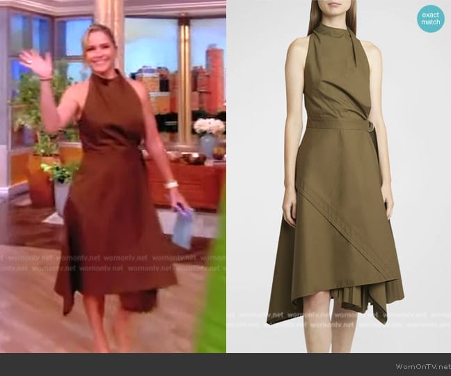 Proenza Schouler Yoko Dress worn by Sara Haines on The View