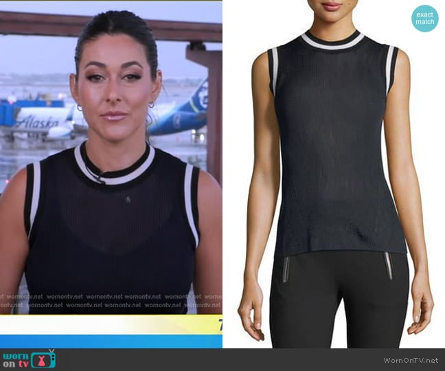 Rag & Bone Priya Tank worn by Erielle Reshef on Good Morning America