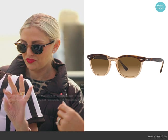 Ray-Ban Hawkeye 54mm Square Sunglasses worn by Gina Kirschenheiter on The Real Housewives of Orange County