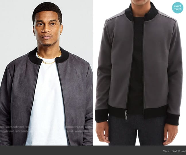 Robert Barakett Lachine Faux Suede Jacket worn by Marcus Turner (Cory Hardrict) on All American Homecoming