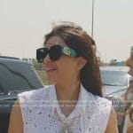 Saba’s green sunglasses on The Real Housewives of Dubai