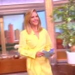 Sara’s yellow wrap dress on The View