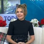 Savannah’s black belted dress on Today