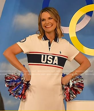 Savannah’s Team USA polo dress on Today