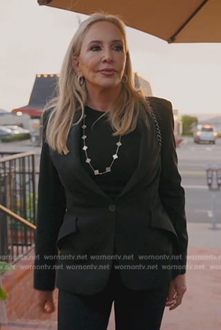 Shannon’s black blazer on The Real Housewives of Orange County