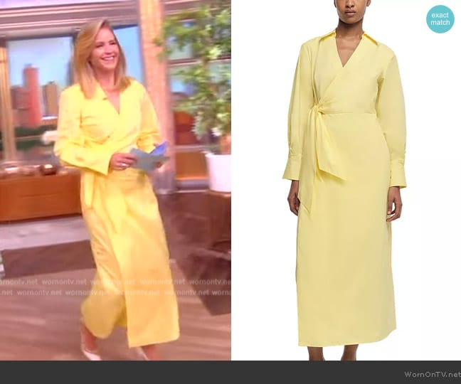 Simkhai Briar Dress worn by Sara Haines on The View