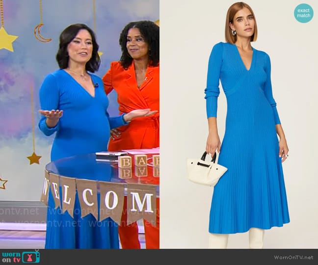 Simkhai Melba Dress worn by Jo Ling Kent on CBS Mornings