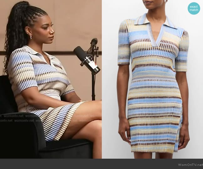 Simkhai Solana Dress worn by Taylor Rooks on E! News