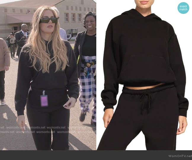 Khloe’s black hoodie on The Kardashians