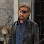 Steve’s black zip leather jacket on Days of our Lives