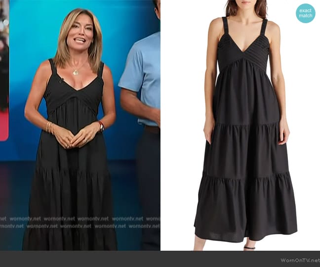 Steve Madden Eliora Dress worn by Kit Hoover on Access Hollywood